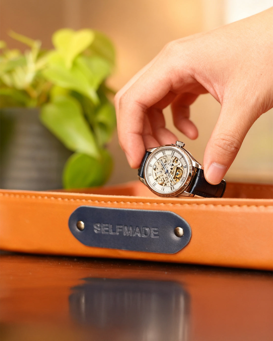 Order in Chaos - Leather tray