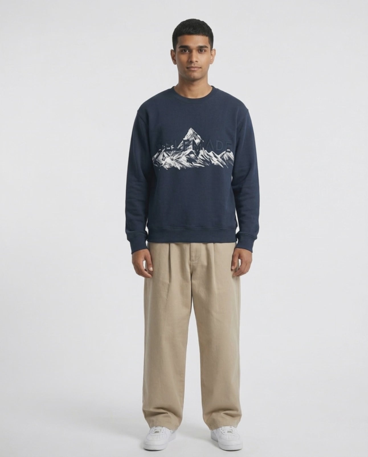 Quiet Altitude – Navy Crewneck